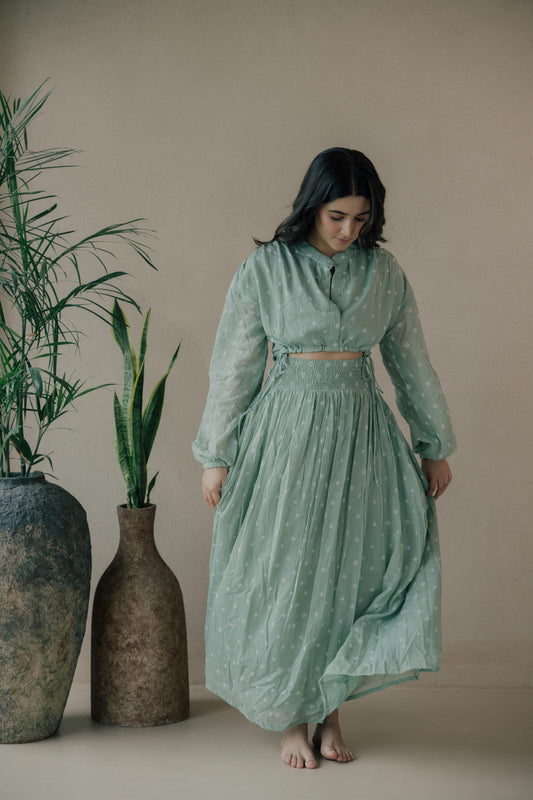 Dress - Aqua Green
