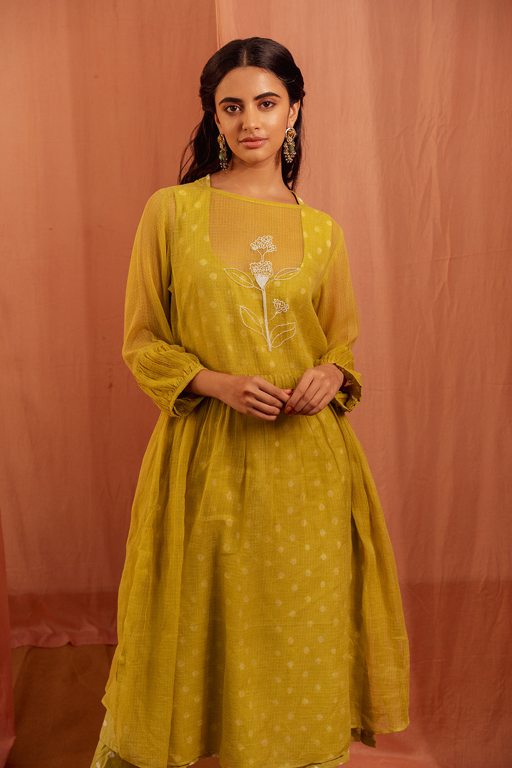 Tropical Sunrise Kurta Set