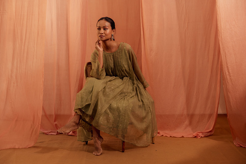 Layered Dress - Verdant Breeze