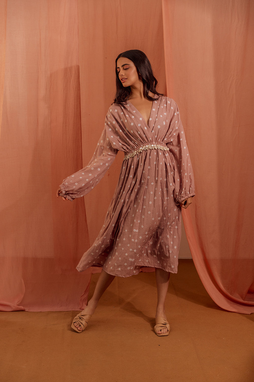 Midi Dress - Blush Blossom