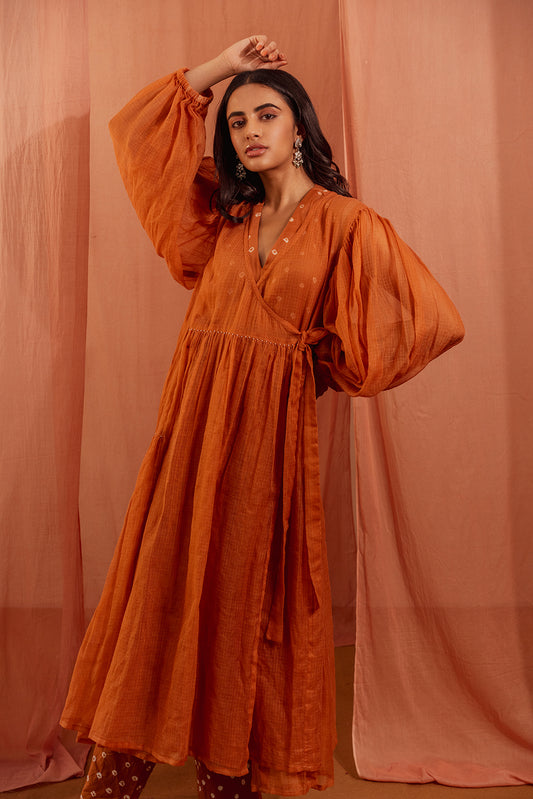 Kurta Set - Autumnal Flair Overlap