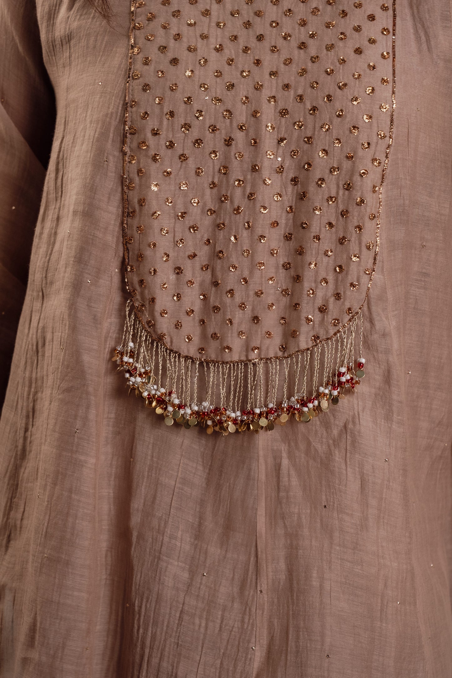 LONG YOKE TOP WITH SKIRT