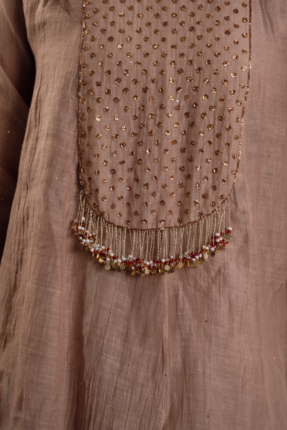 LONG YOKE TOP WITH SKIRT