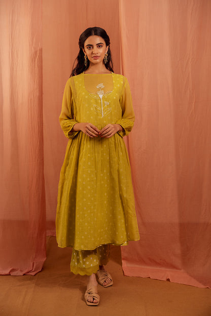 Tropical Sunrise Kurta Set