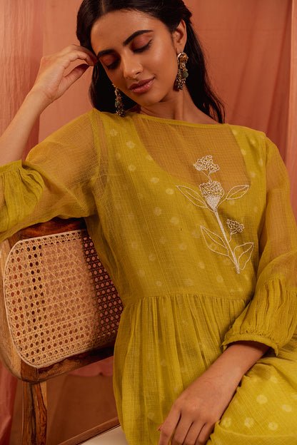 Tropical Sunrise Kurta Set